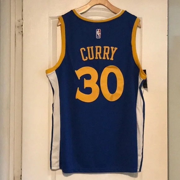 Stephen Curry Golden State Warriors Royal Nike Swingman Basketball Jersey - Picture 3 of 3